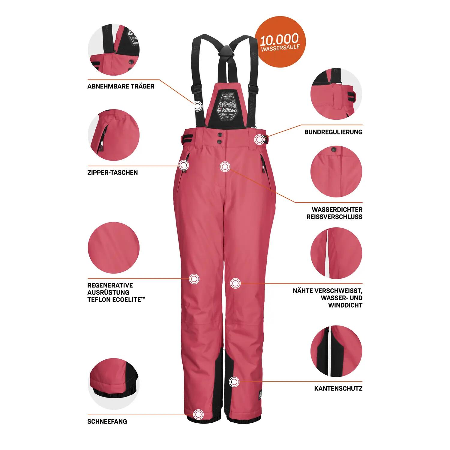 Kinder Skihose KSW 213 GRLS SKI PNTS 5/7