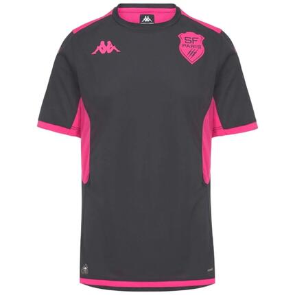 T-shirt d'entrainement Stade Français Paris Mokiba Pro Kappa Gris foncé