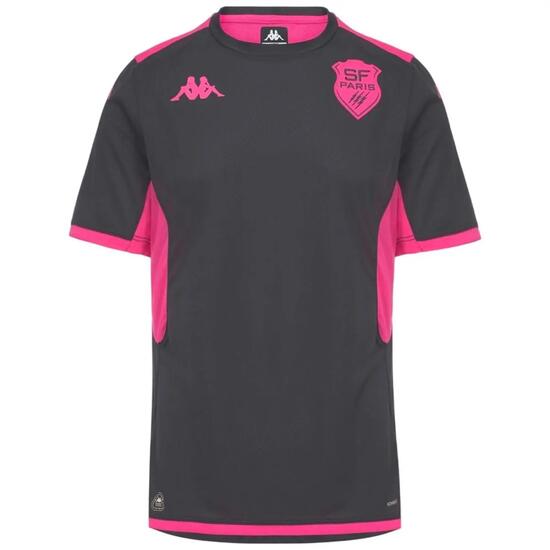 T-shirt d'entrainement Stade Français Paris Mokiba Pro Kappa Gris foncé