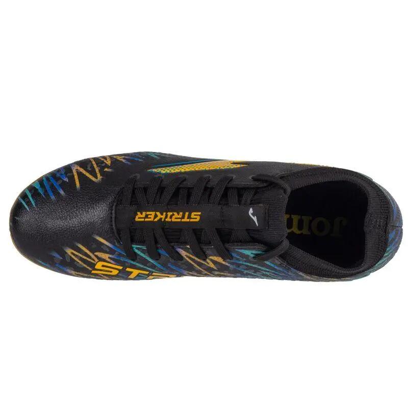 Fußballschuhe mit festem Boden "Striker", Kunststoff Herren Schwarz 3/5