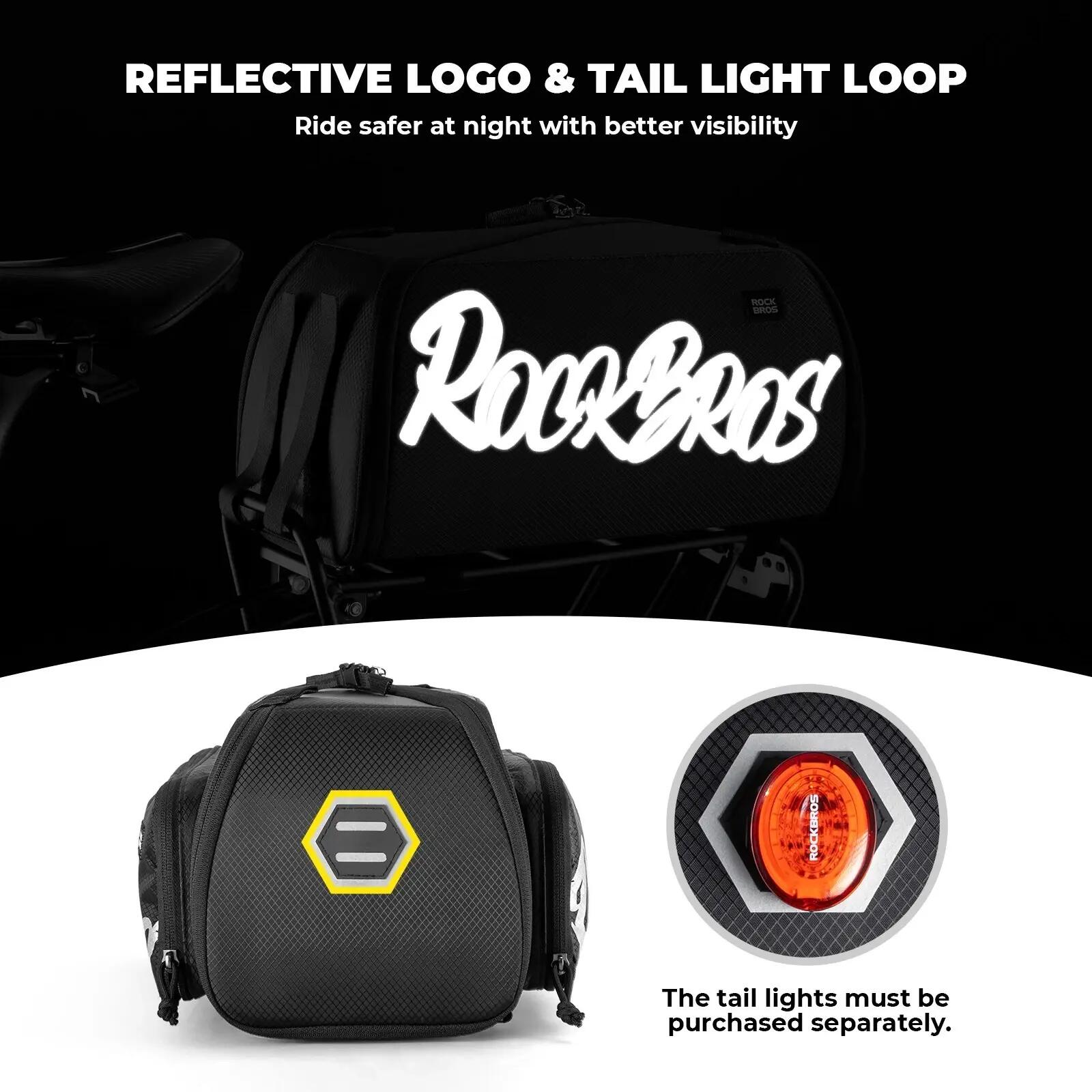 Sacoche de porte-bagages monobloc 11,6L avec fermeture périphérique 6/7