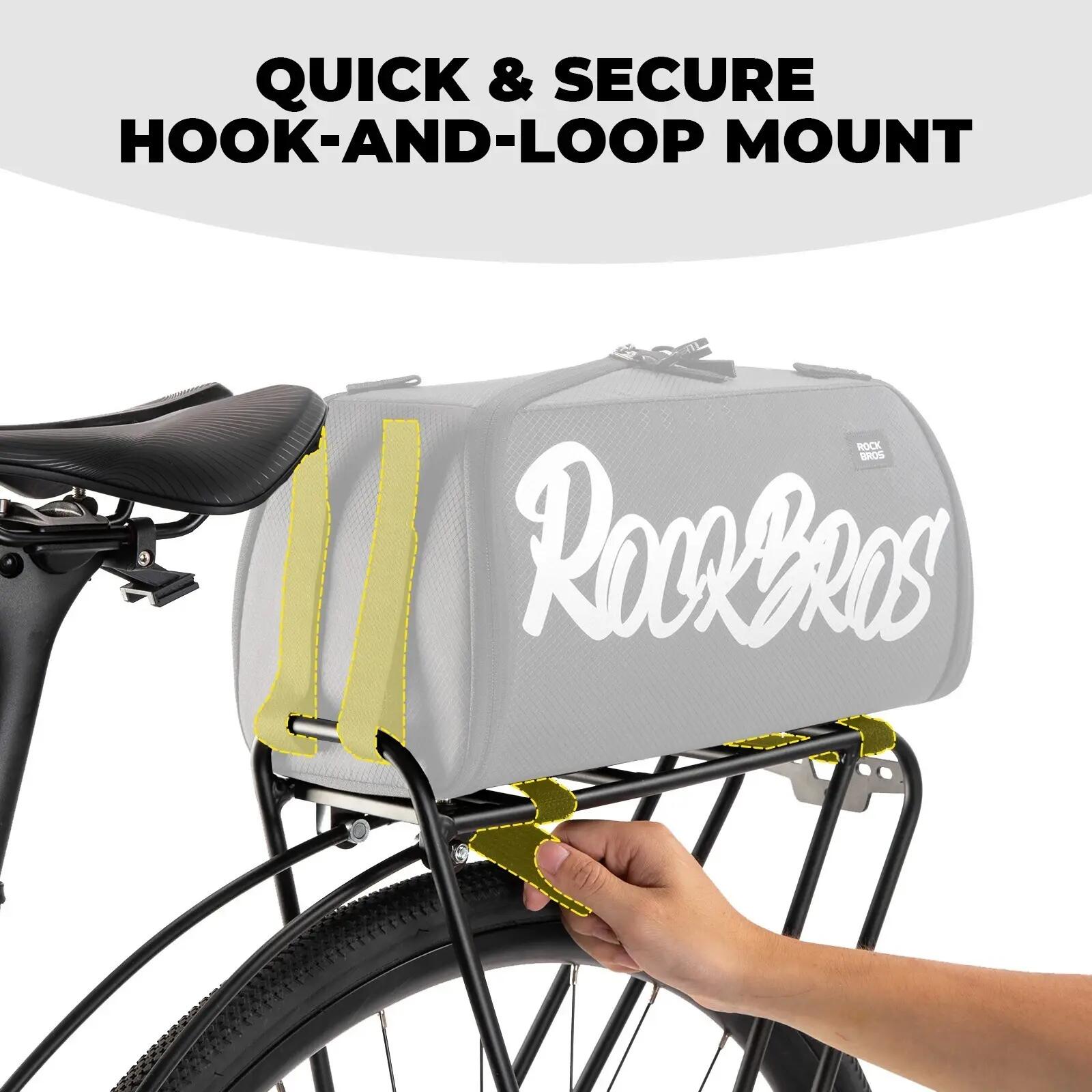 Sacoche de porte-bagages monobloc 11,6L avec fermeture périphérique 5/7