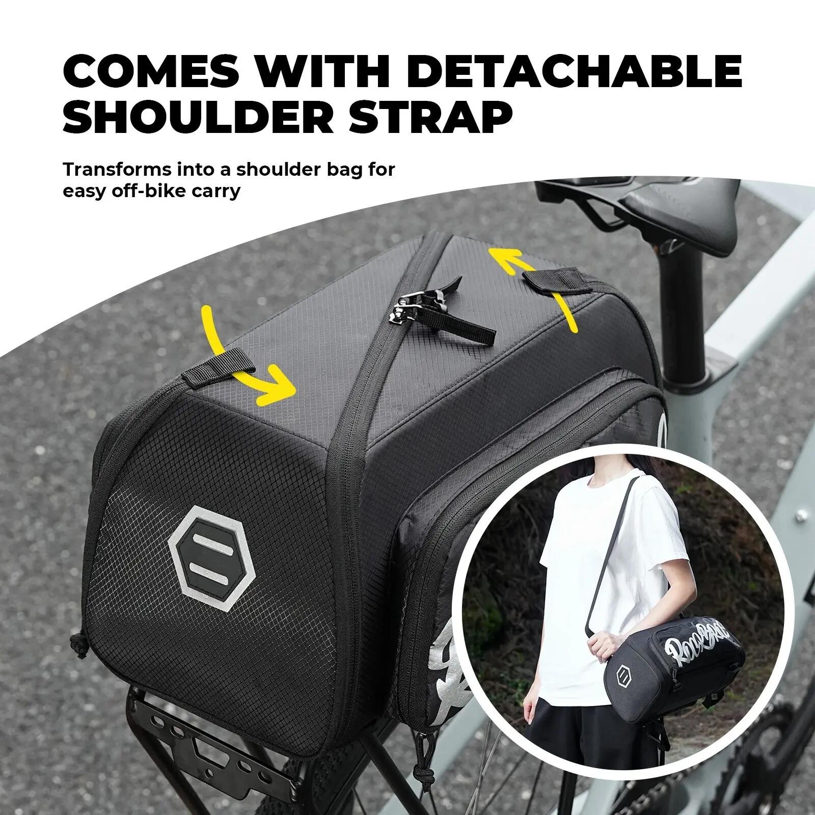 Sacoche de porte-bagages monobloc 11,6L avec fermeture périphérique 4/7