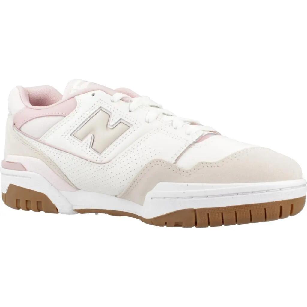 Sneakers New Balance 550 blanc et rose pour femme 5/6