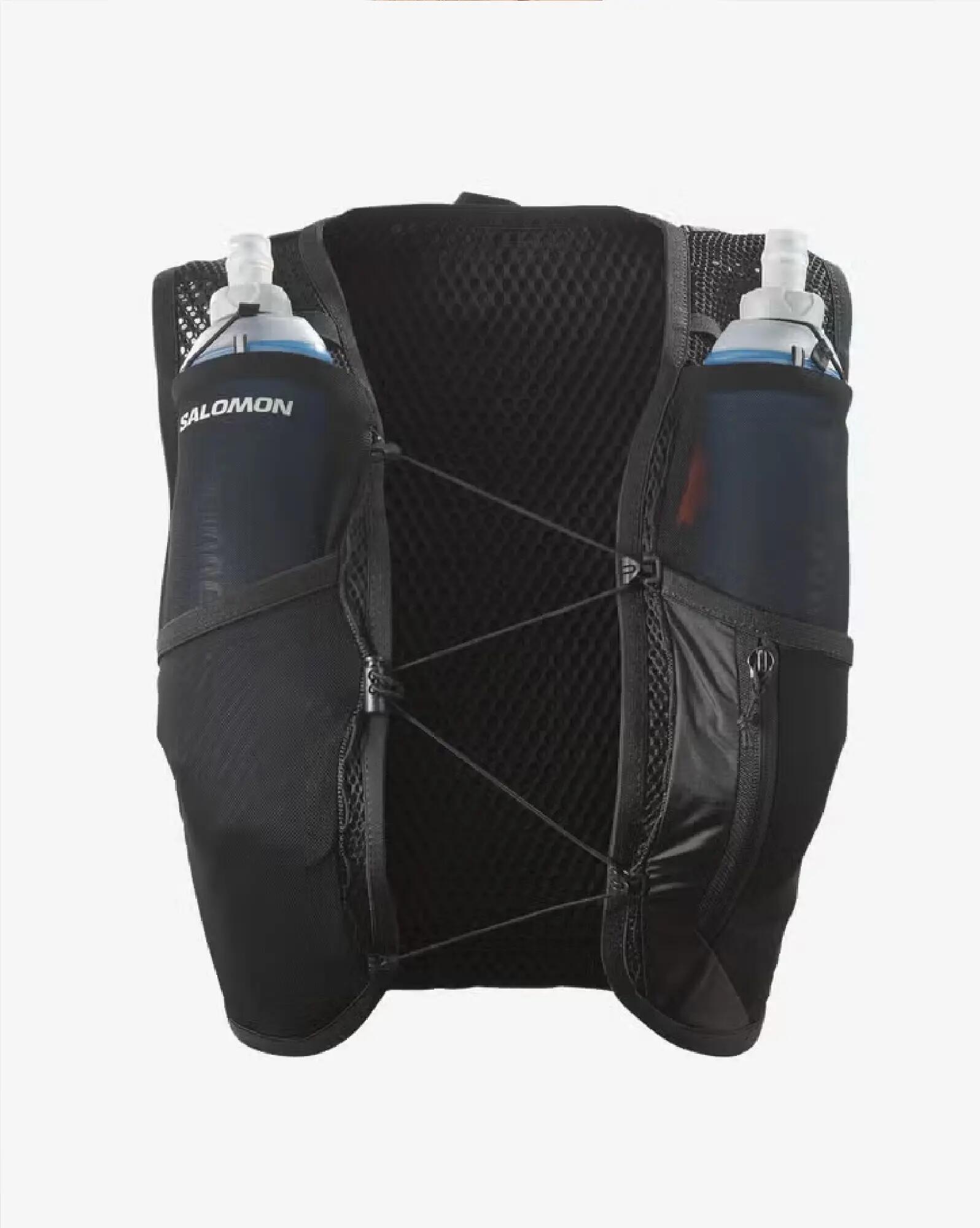 Damska kamizelka biegowa 4 l Salomon Active Skin 4 Set czarna 4/6