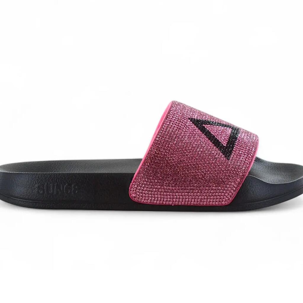 Дамски - Sun68 Slippers Logo Strass - X35205-1162 - Черен