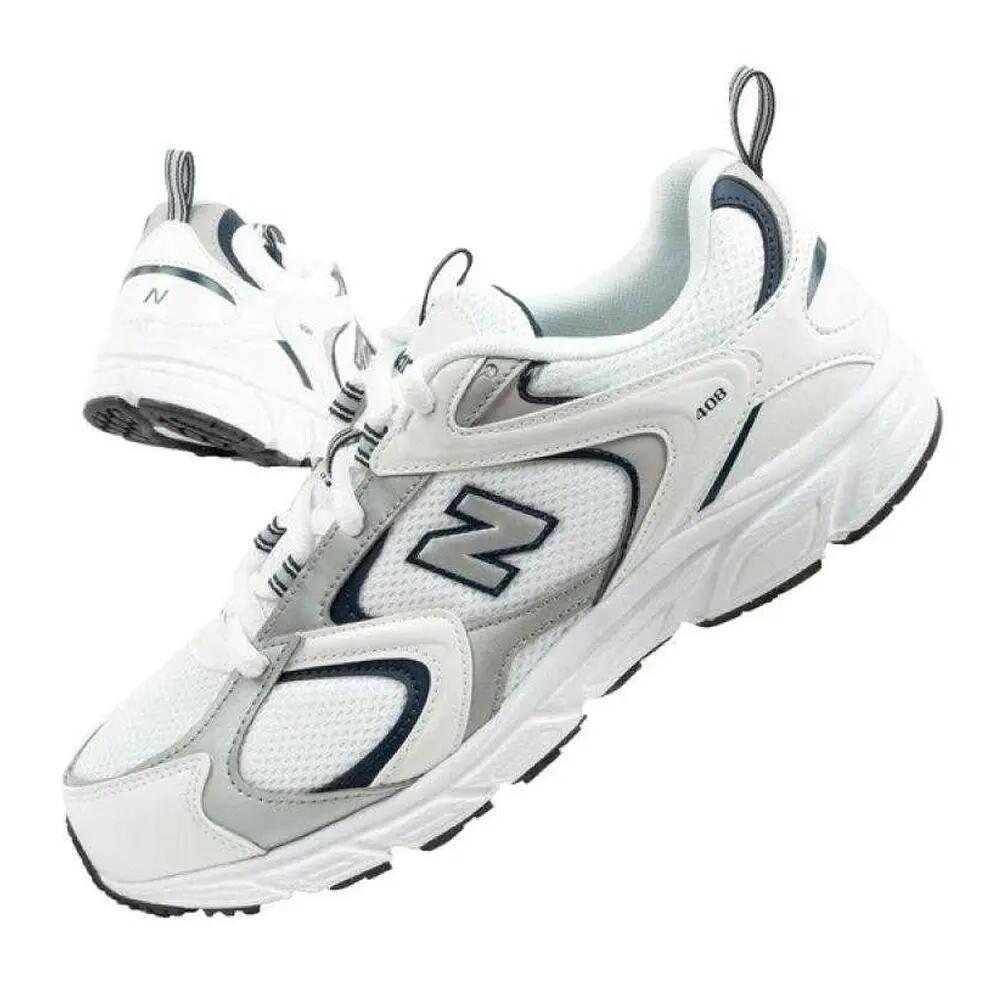 Mens Mesh Trainers (White) 5/5