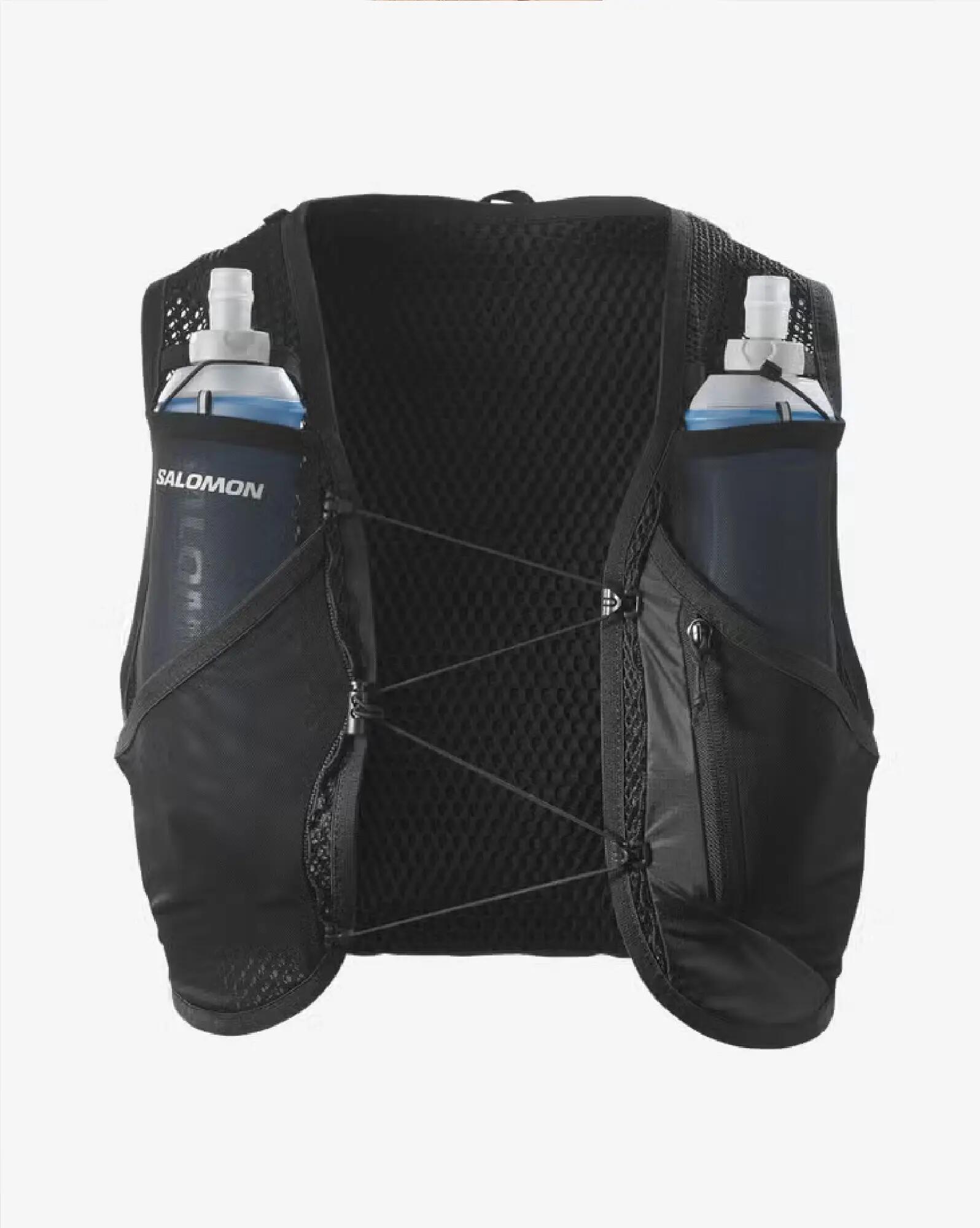 Unisex kamizelka biegowa 8 l Salomon Active Skin 8 Set czarna 4/8