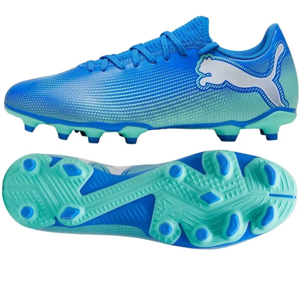 Mens Future 7 Play FG/AG Football Boots (Blue) 3/5