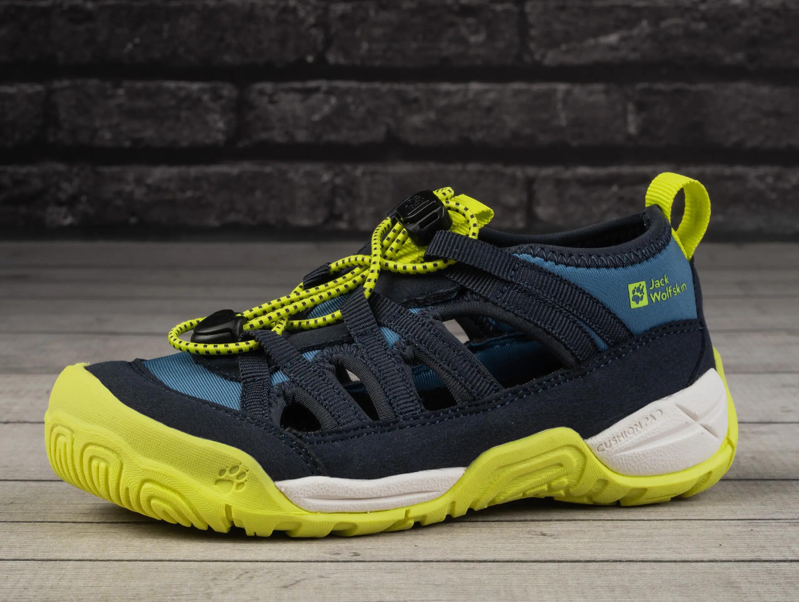 Sandały dziecięce sportowe na rzep Jack Wolfskin VILLI SANDAL 4/7
