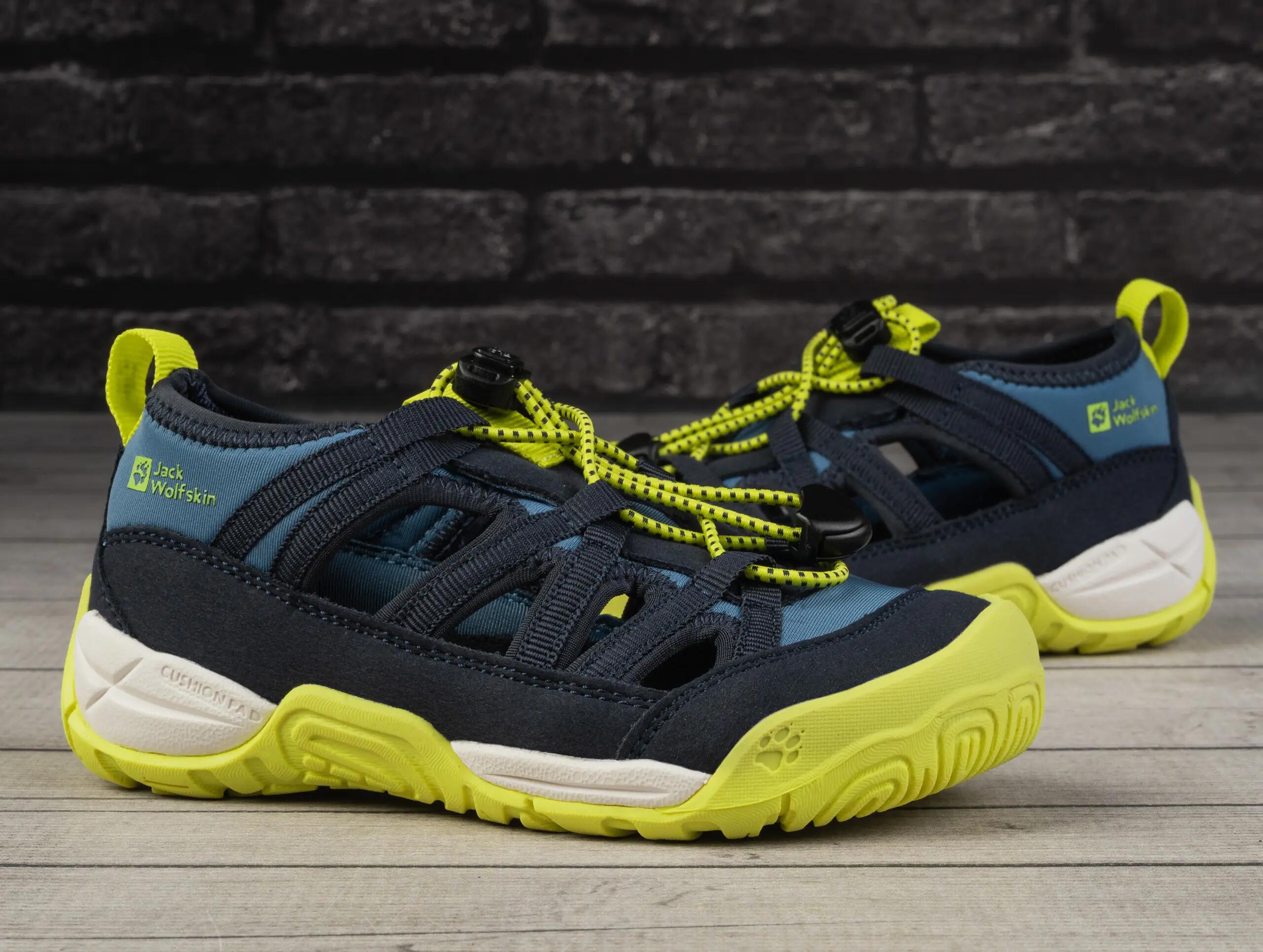 Sandały dziecięce sportowe na rzep Jack Wolfskin VILLI SANDAL 3/7