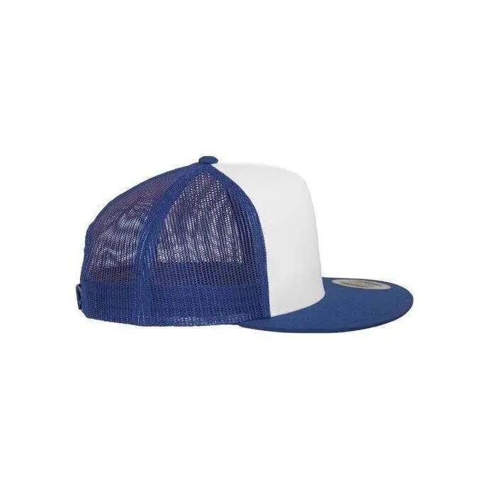 Unisex Adult Classic Plain Trucker Cap (Royal Blue/White) 6/6