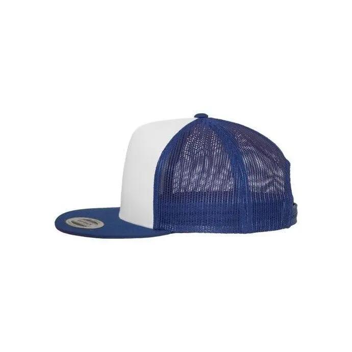 Unisex Adult Classic Plain Trucker Cap (Royal Blue/White) 5/6