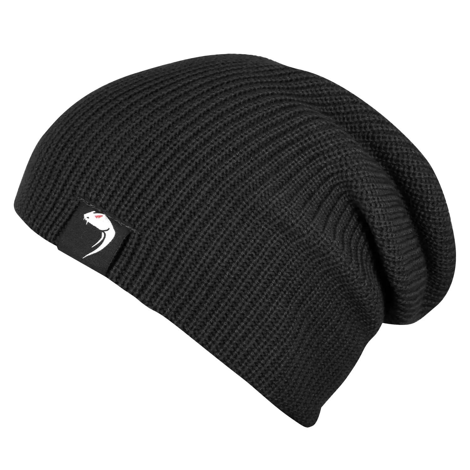 Mens Logo Beanie (Black) 2/2