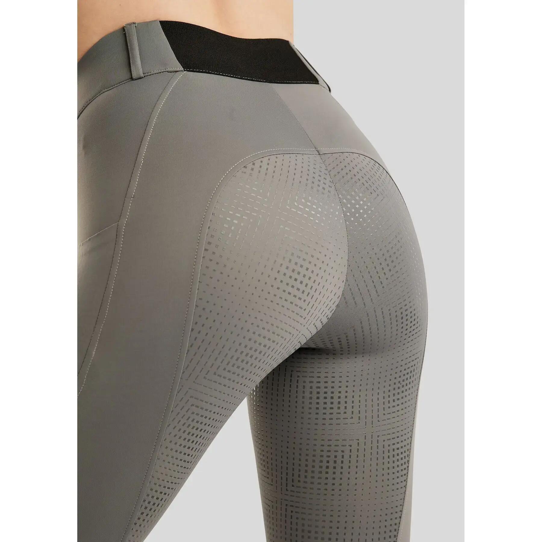 Legging équitation full grip femme Montar Zike Refined Pull On 5/6