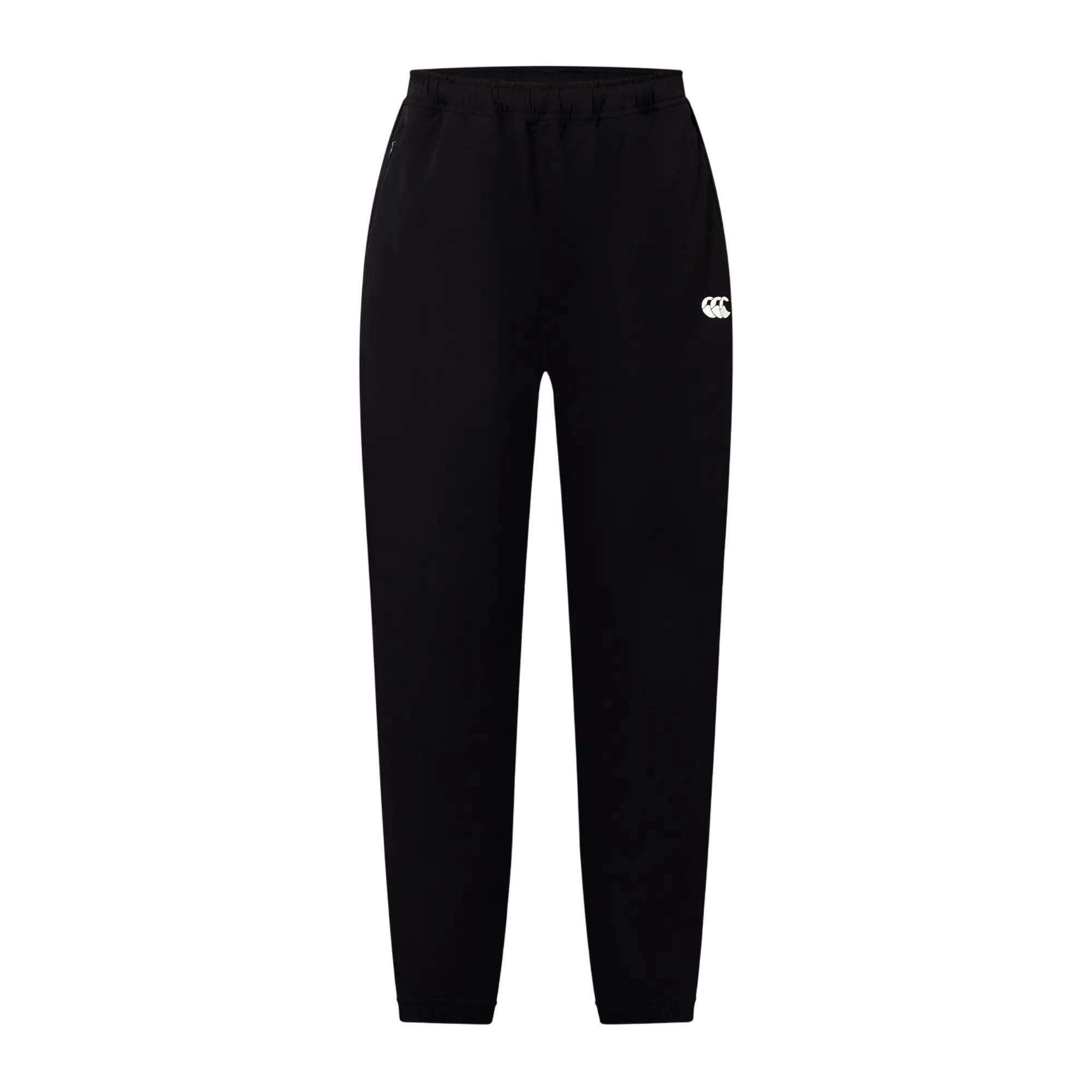 Pantaloni Da Jogging Tessuto Donna Canterbury Tempo+ Nero 1/5