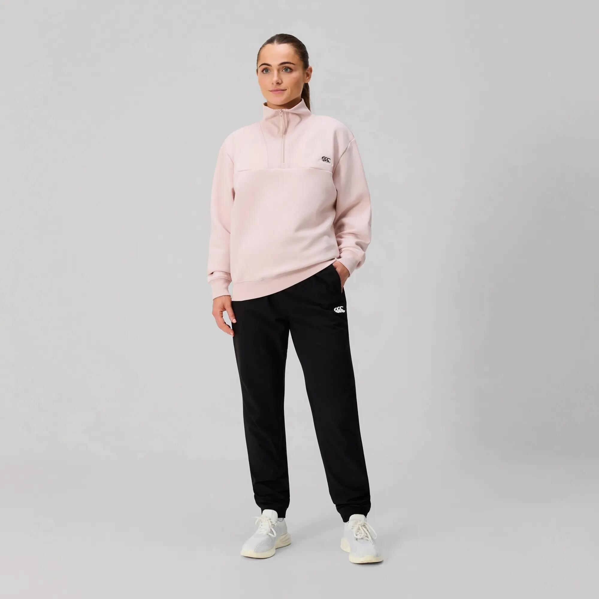 Pantaloni Da Jogging Tessuto Donna Canterbury Tempo+ Nero 5/5