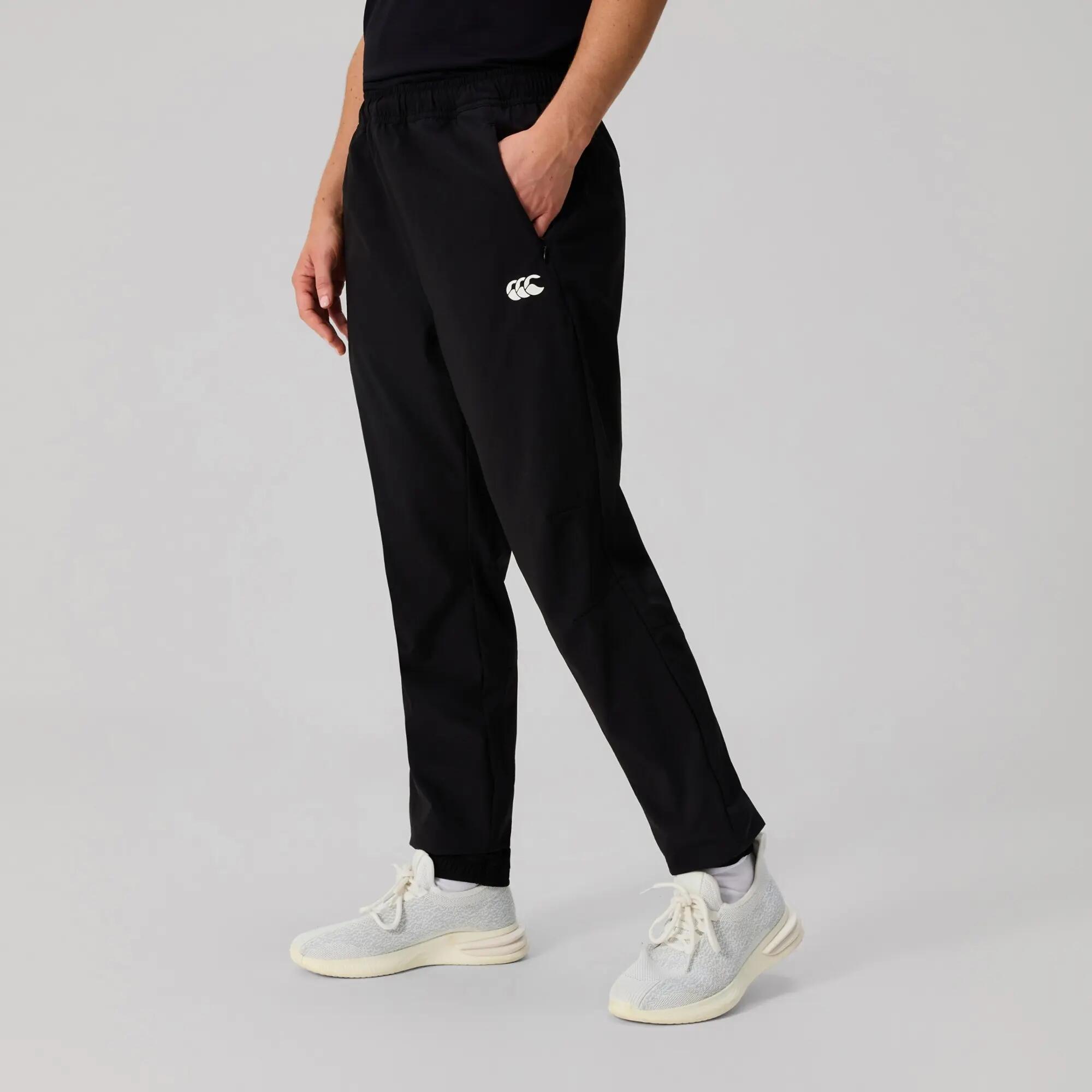 Pantaloni Da Jogging Tessuto Donna Canterbury Tempo+ Nero 4/5