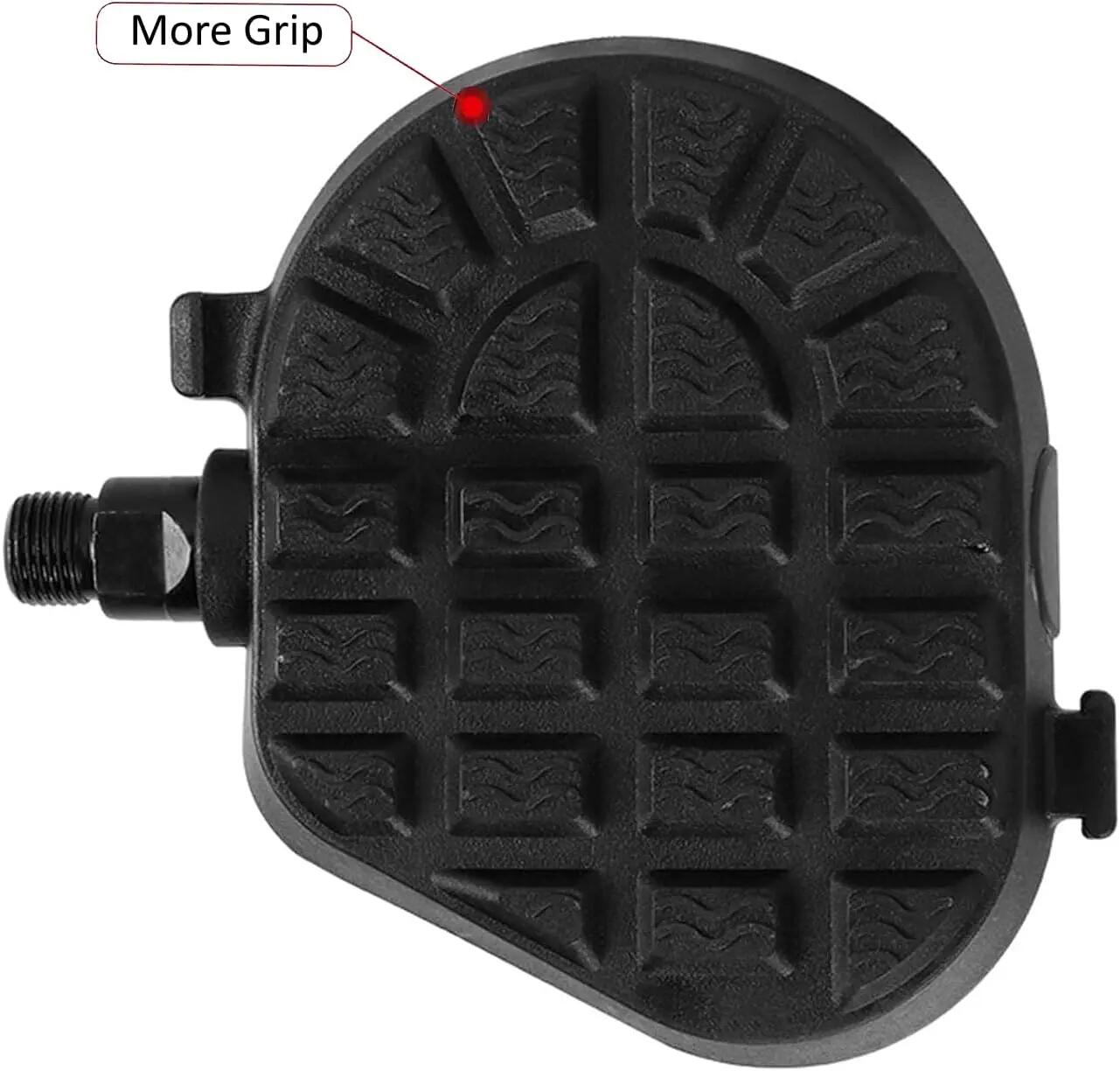 Pédales Vélo d'Appartement 9/16" 14mm Écrou Sangles Réglables Paire FF 3/5