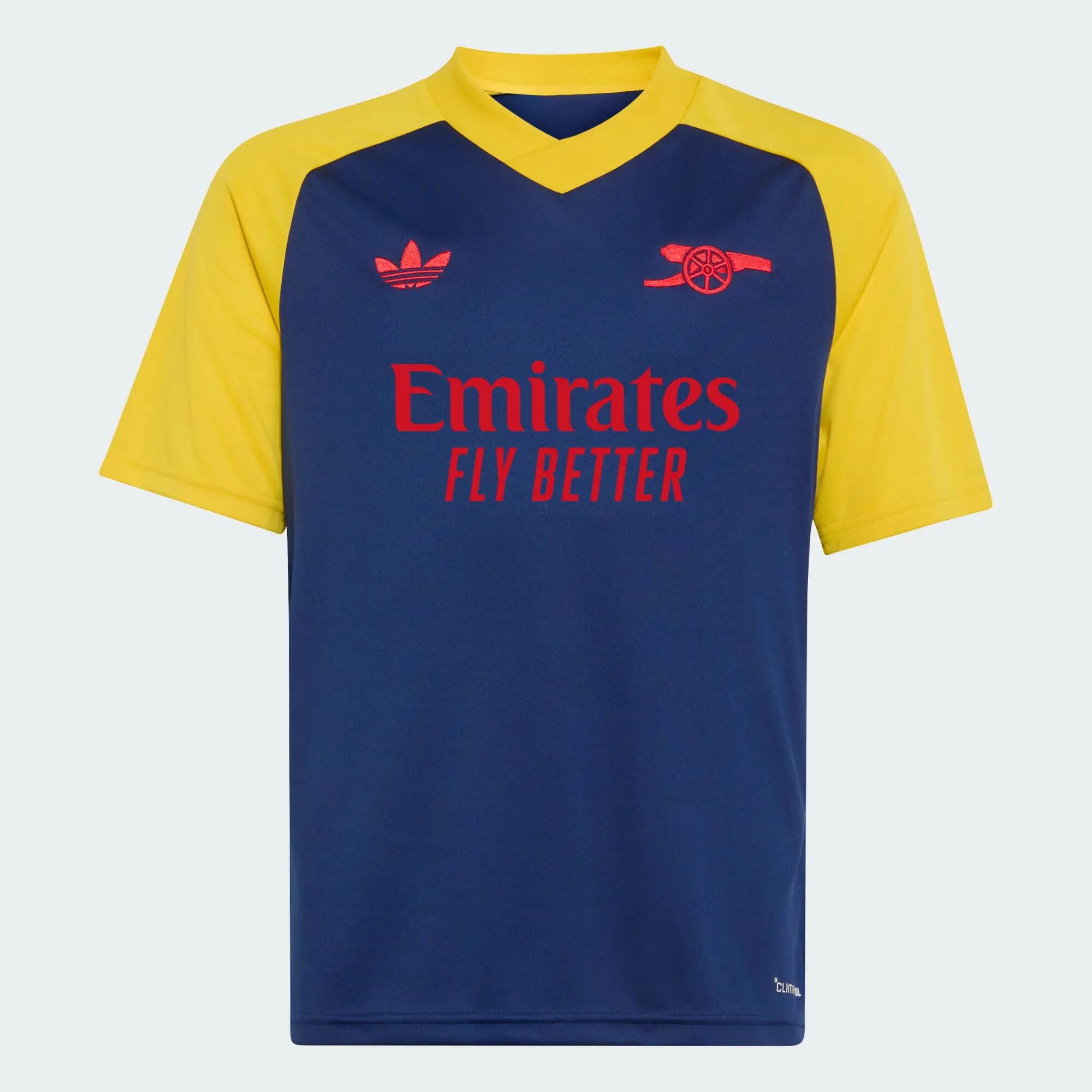 Camiseta calentamiento segunda equipación Arsenal FC 26/27 infantil 2/6