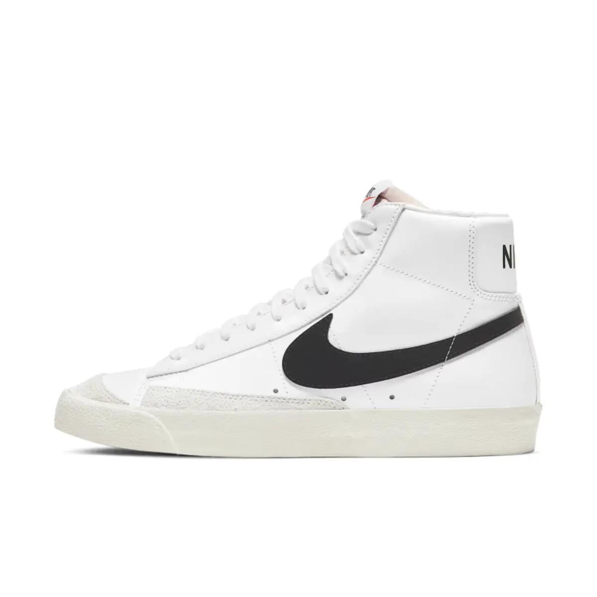 Nike Blazer Mid 77 Vintage White Black 2/6