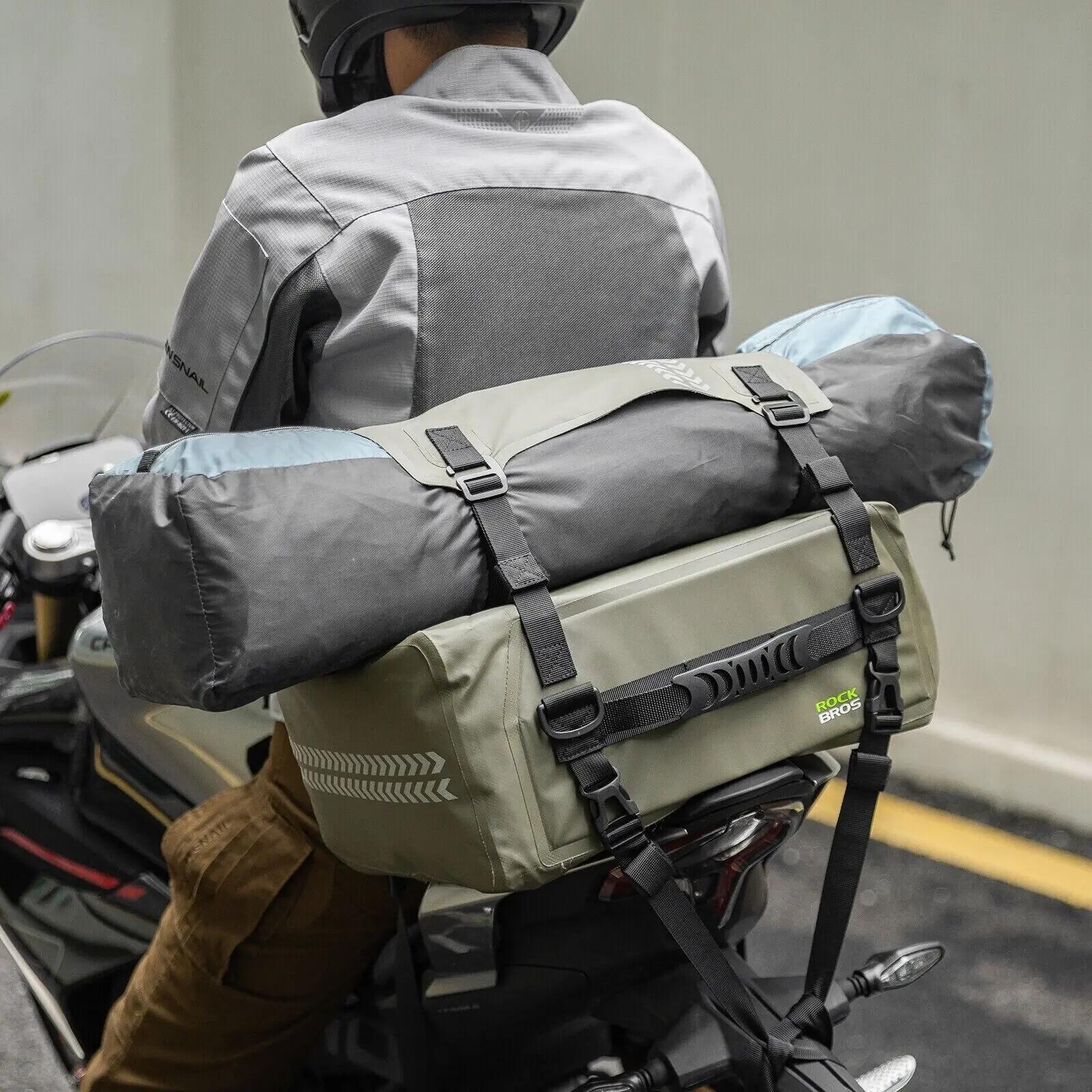 Sacoche de selle moto 30L 100% étanche 2/8