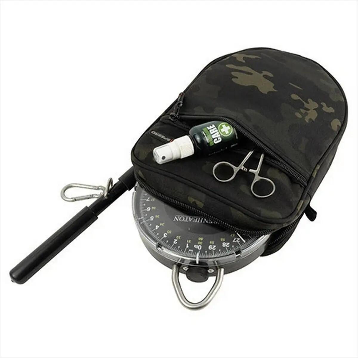 Camo Cordura Scales Pouch (Black) One Size 3/3