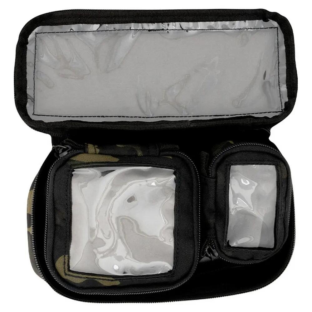 Camo Clear Window Pouch Set (Pack of 3) (Black) One Size 4/4