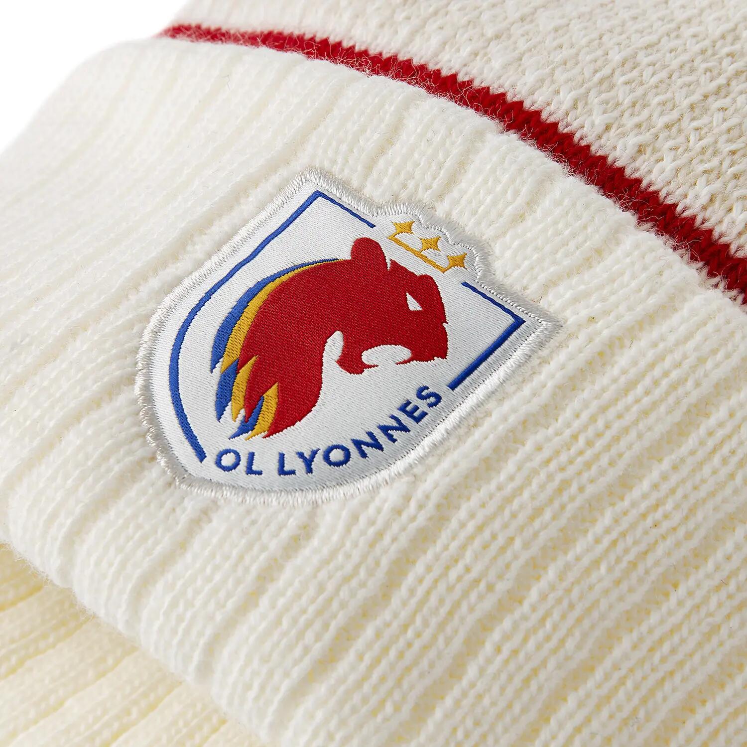 Bonnet Pompon Beige Mixte - Game ON - OL Lyonnes 5/5