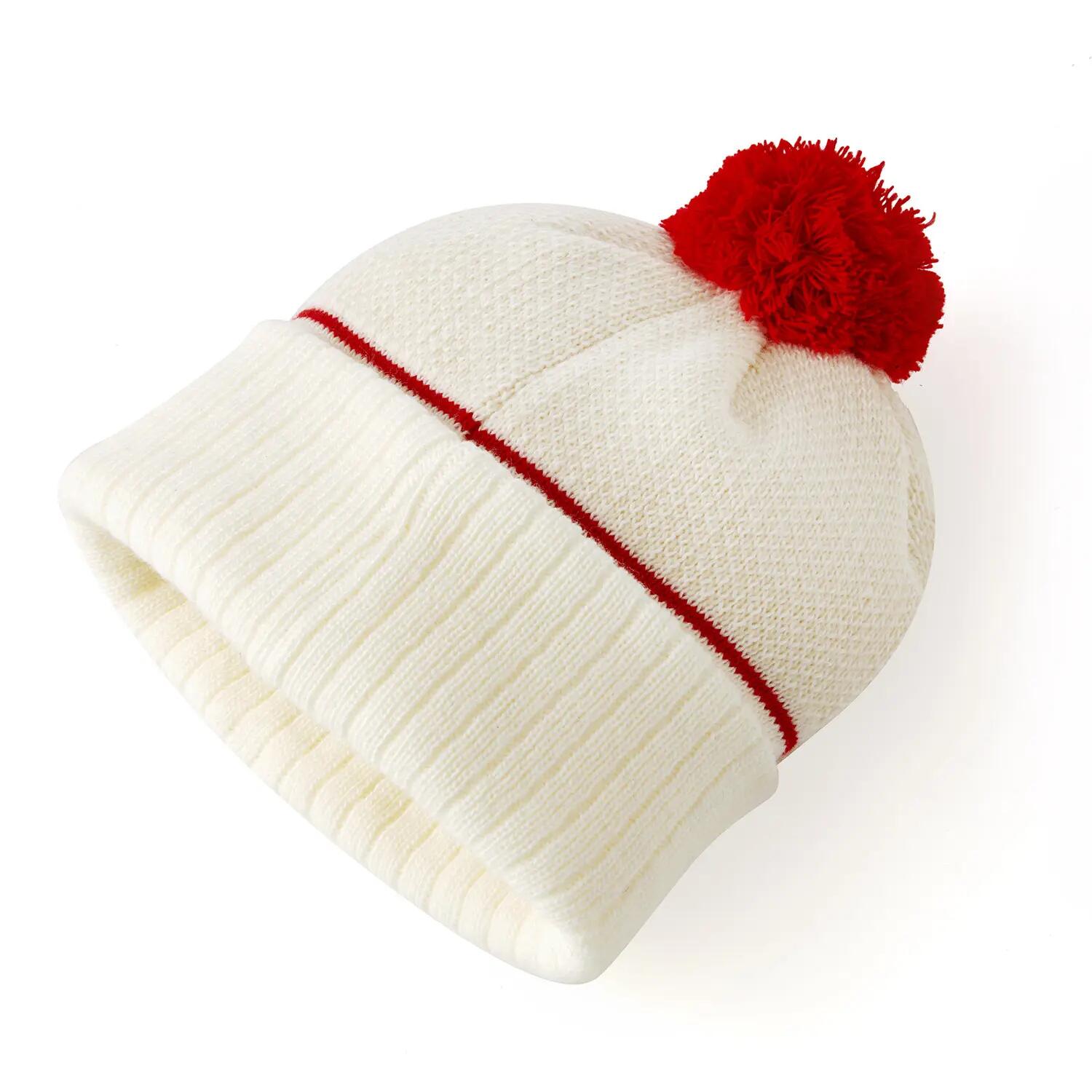 Bonnet Pompon Beige Mixte - Game ON - OL Lyonnes 4/5
