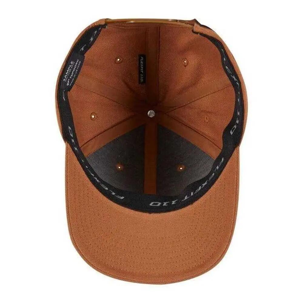 110 Curved Peak Baseball Cap (Brown) 4/5