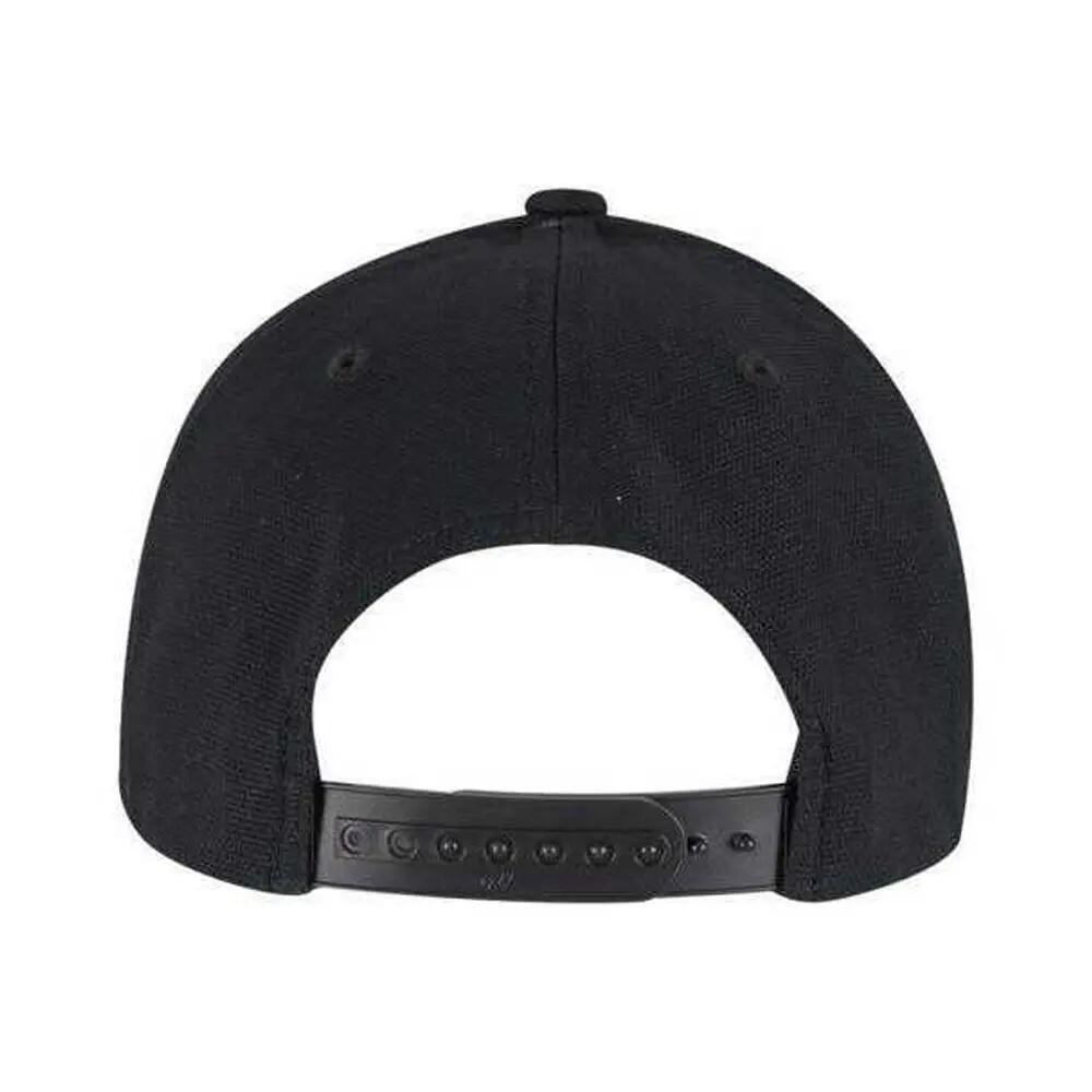110 Curved Peak Baseball Cap (Black) 2/5