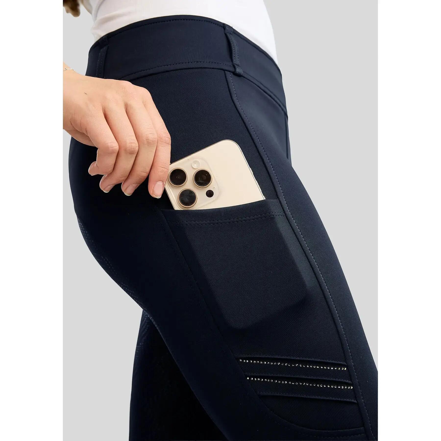 Legging équitation full grip enfant Montar Wilma 3/5