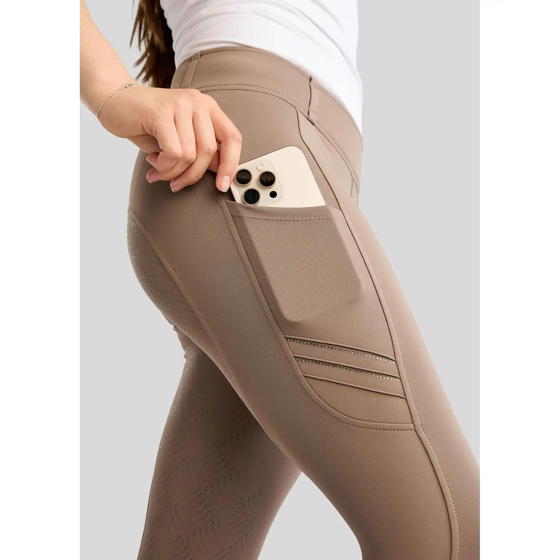 Legging équitation full grip enfant Montar Wilma 3/4