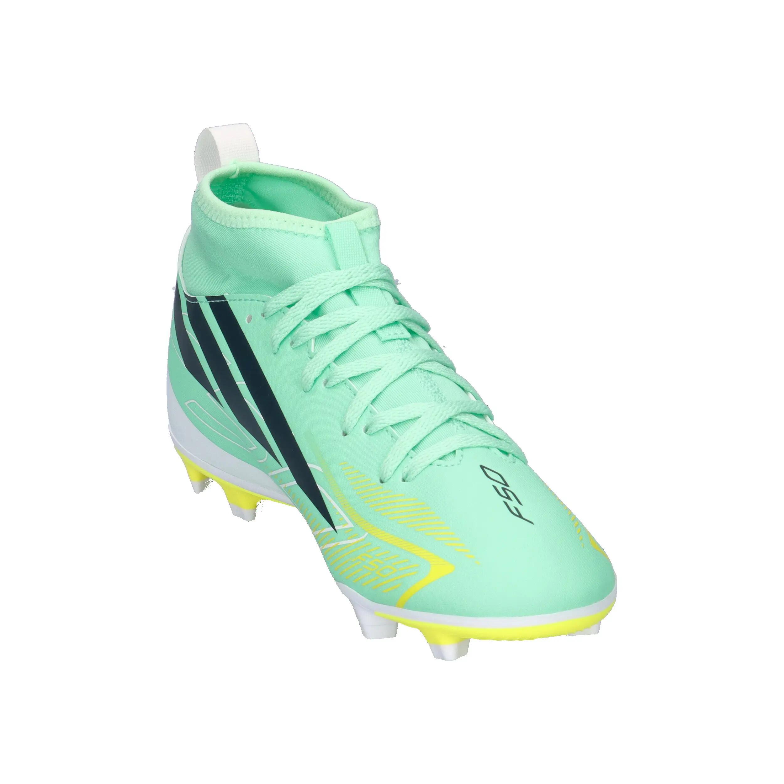 adidas Kinder Fussballschuhe F50 Hyperfast Club Mid FG/MG J 2/14