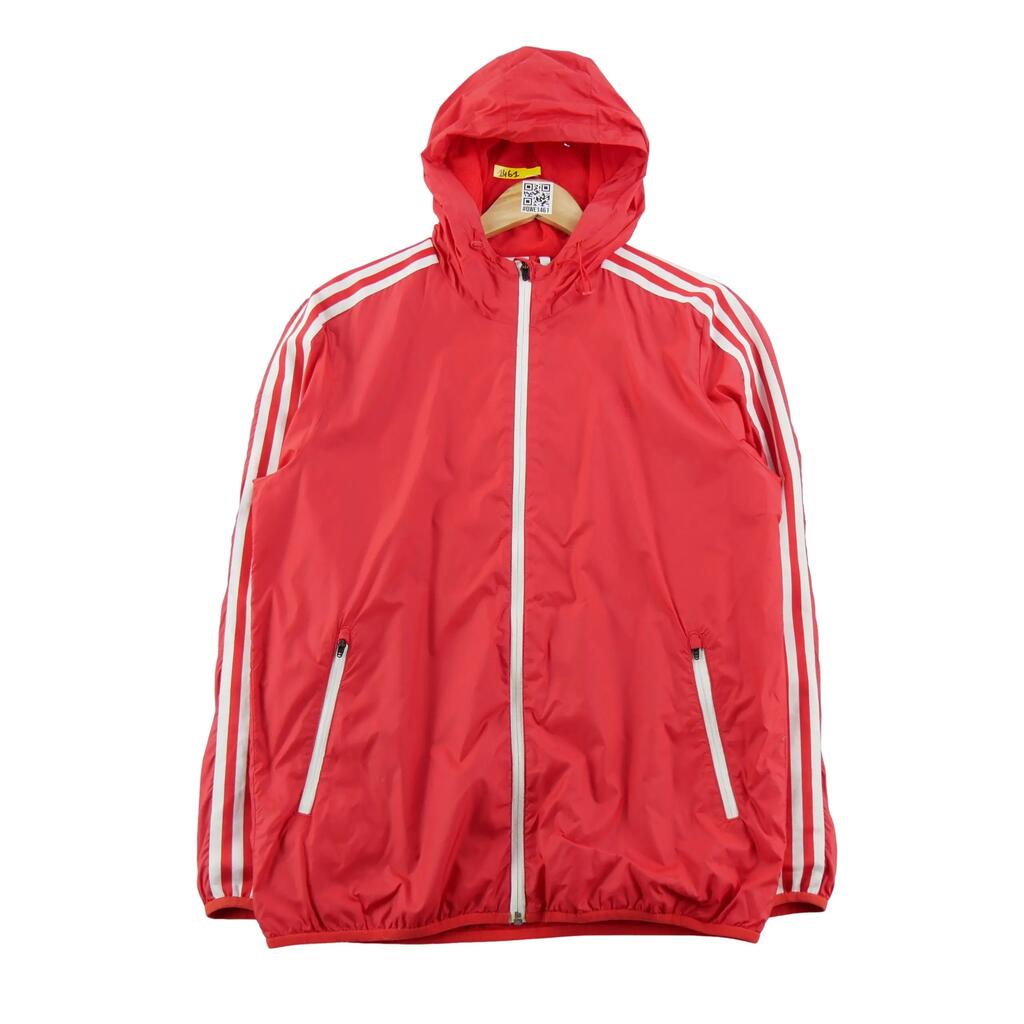 Second life - Men's 3-Stripes Nylon Windbreaker Red - Good