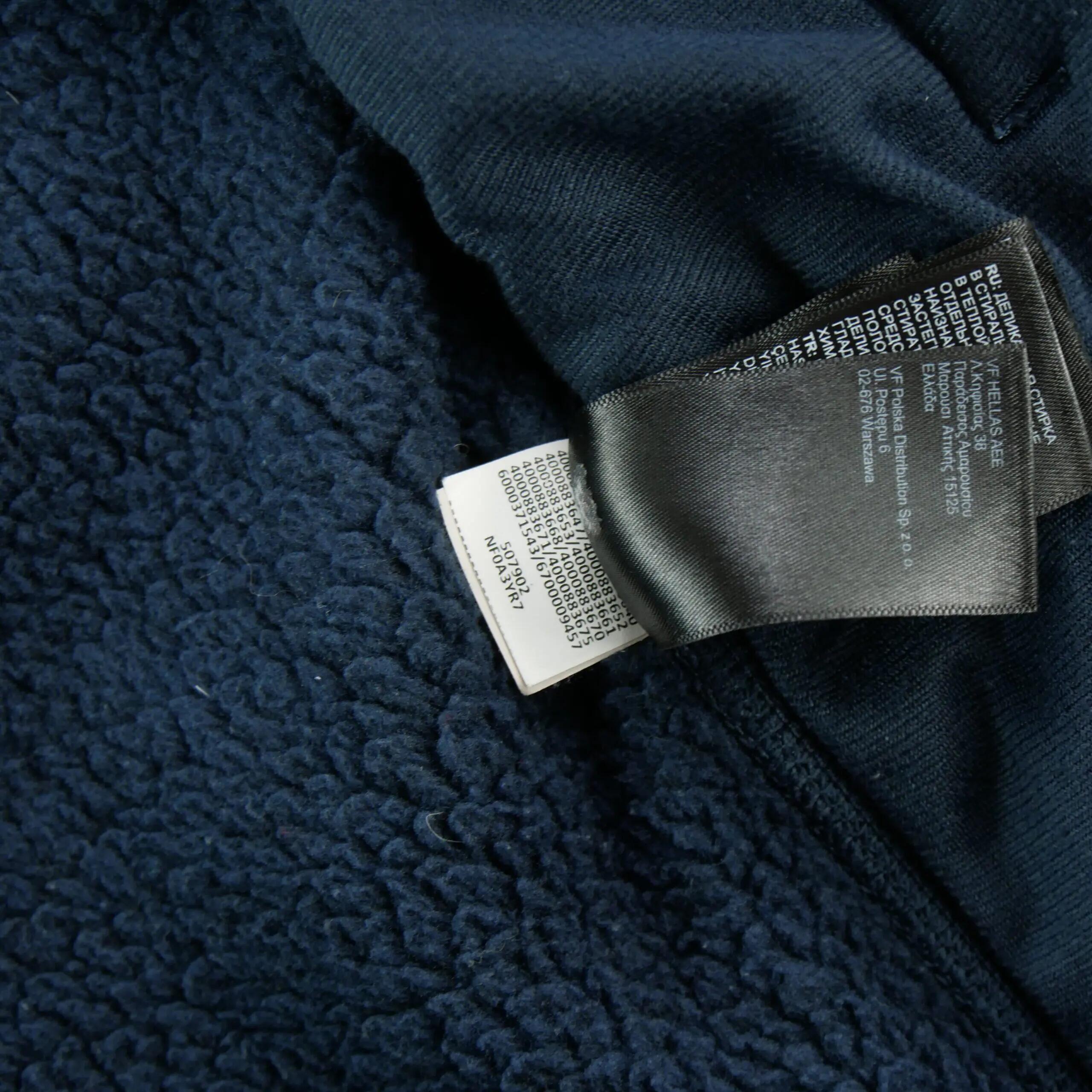 Second life - Men's Fleece Jacket Patch Logo Navy - Excellent 8/9