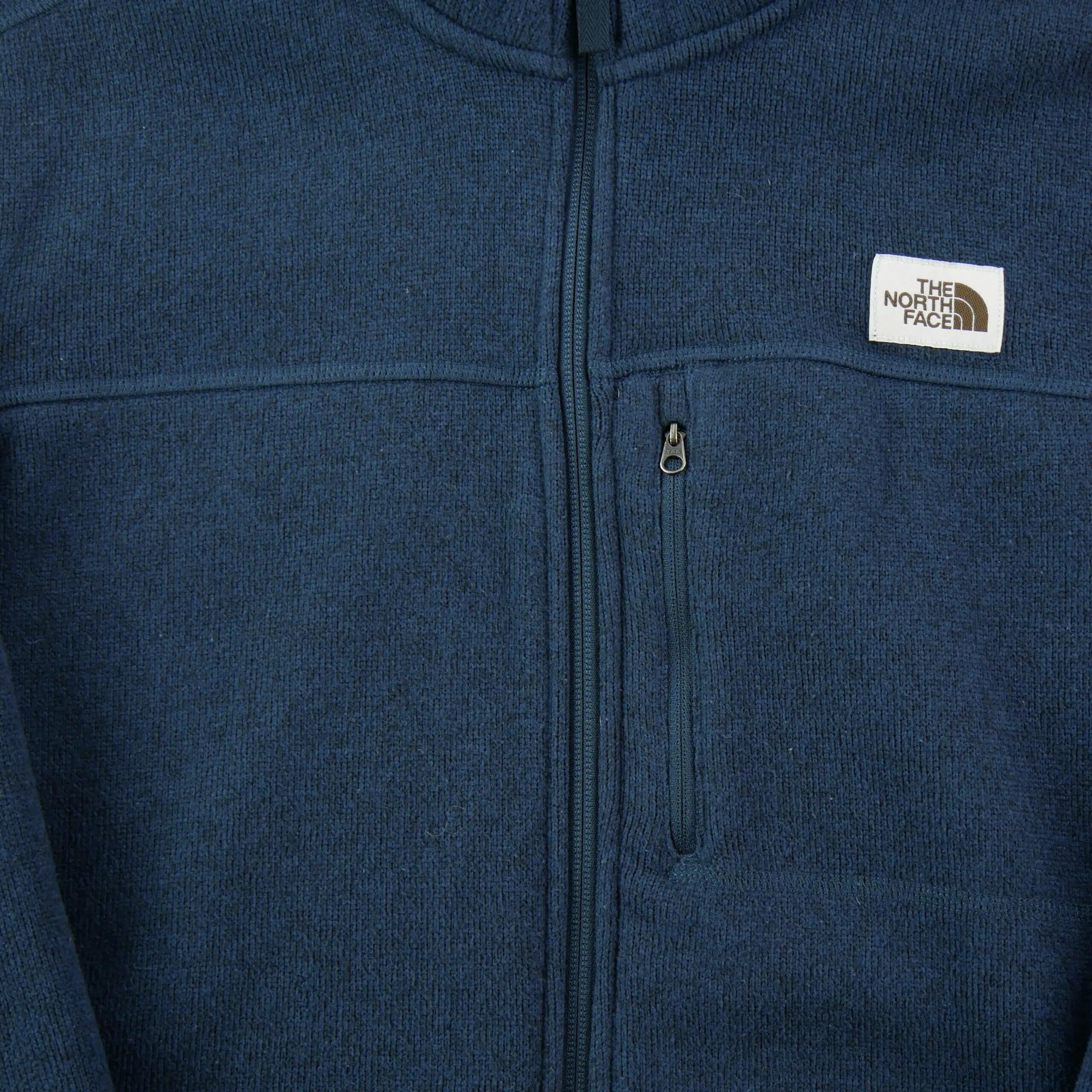 Second life - Men's Fleece Jacket Patch Logo Navy - Excellent 4/9