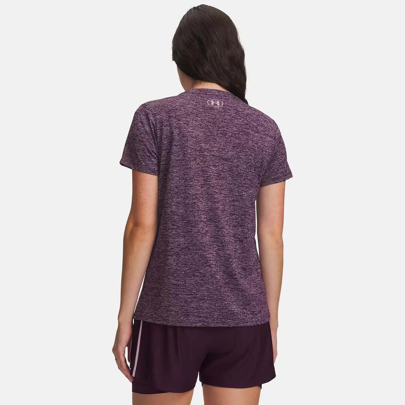 T-shirt UA Tech™ Twist pour femme Under Armour Violet écho 2/3