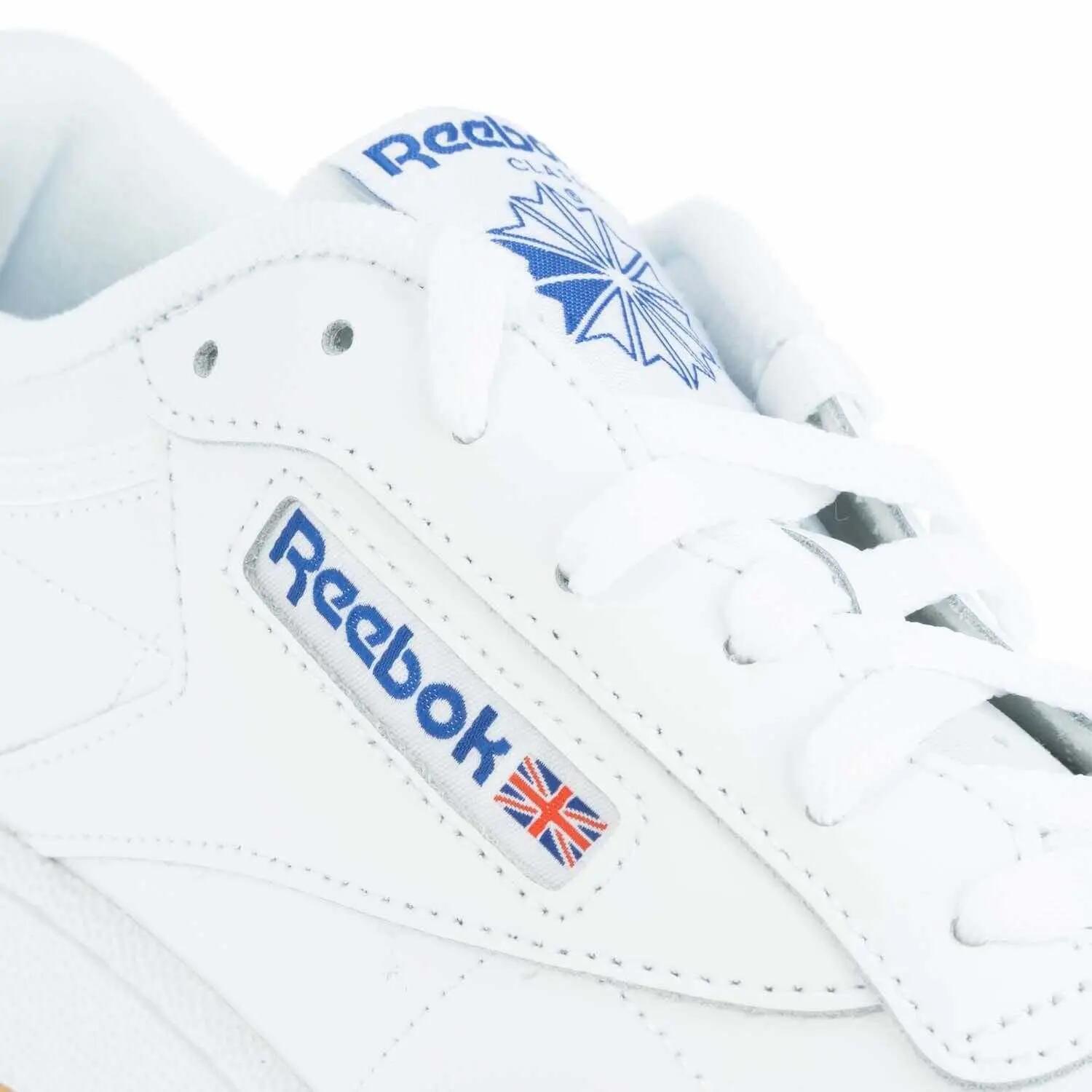 Baskets Classics Club C Reebok Adulte blanc cuir daim 5/5