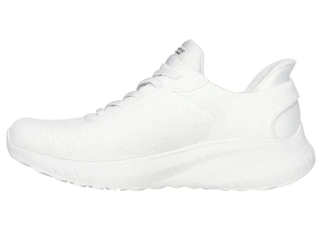 Baskets Skechers BOBS Squad Chaos blanc tricot mémoire 5/7