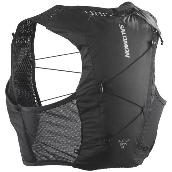 Unisex kamizelka biegowa 4 l Salomon Active Skin 4 No Flasks czarna