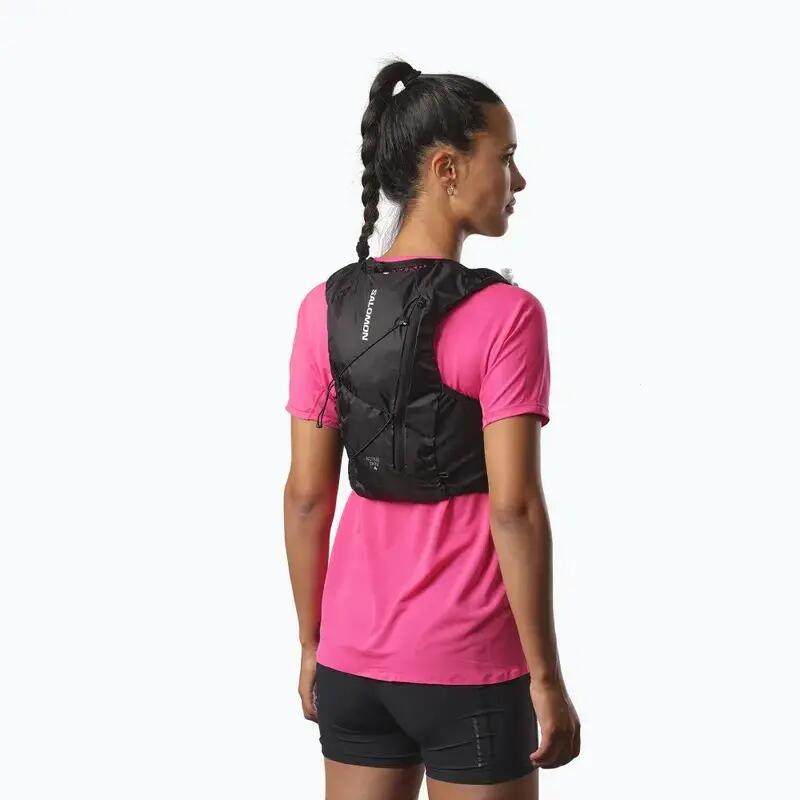 Unisex kamizelka biegowa 4 l Salomon Active Skin 4 No Flasks czarna 5/5