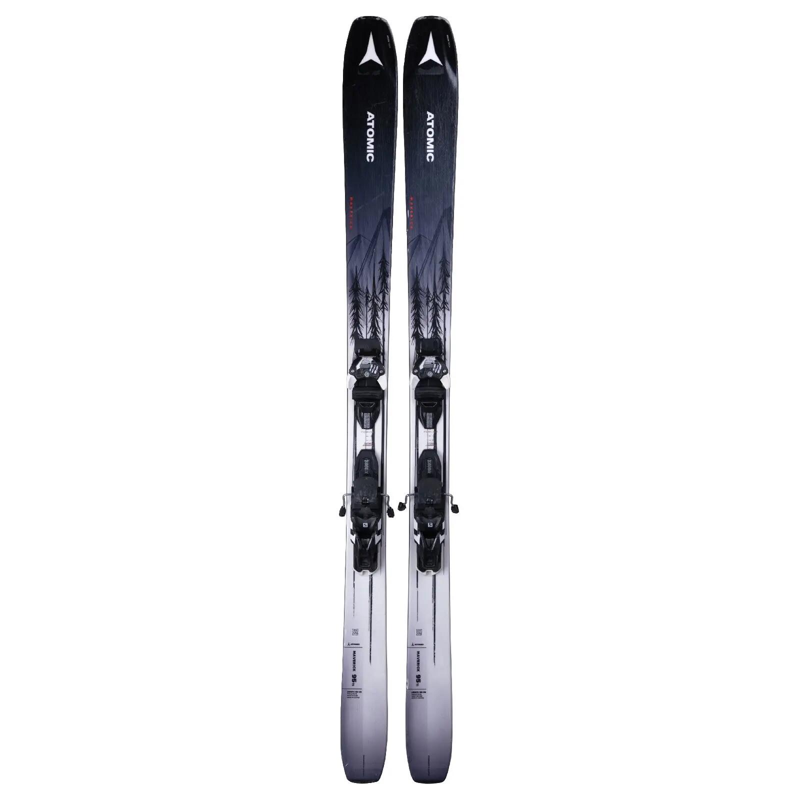 RECONDITIONNE - Ski Atomic Maverick 95 Ti + Fixations 2/4