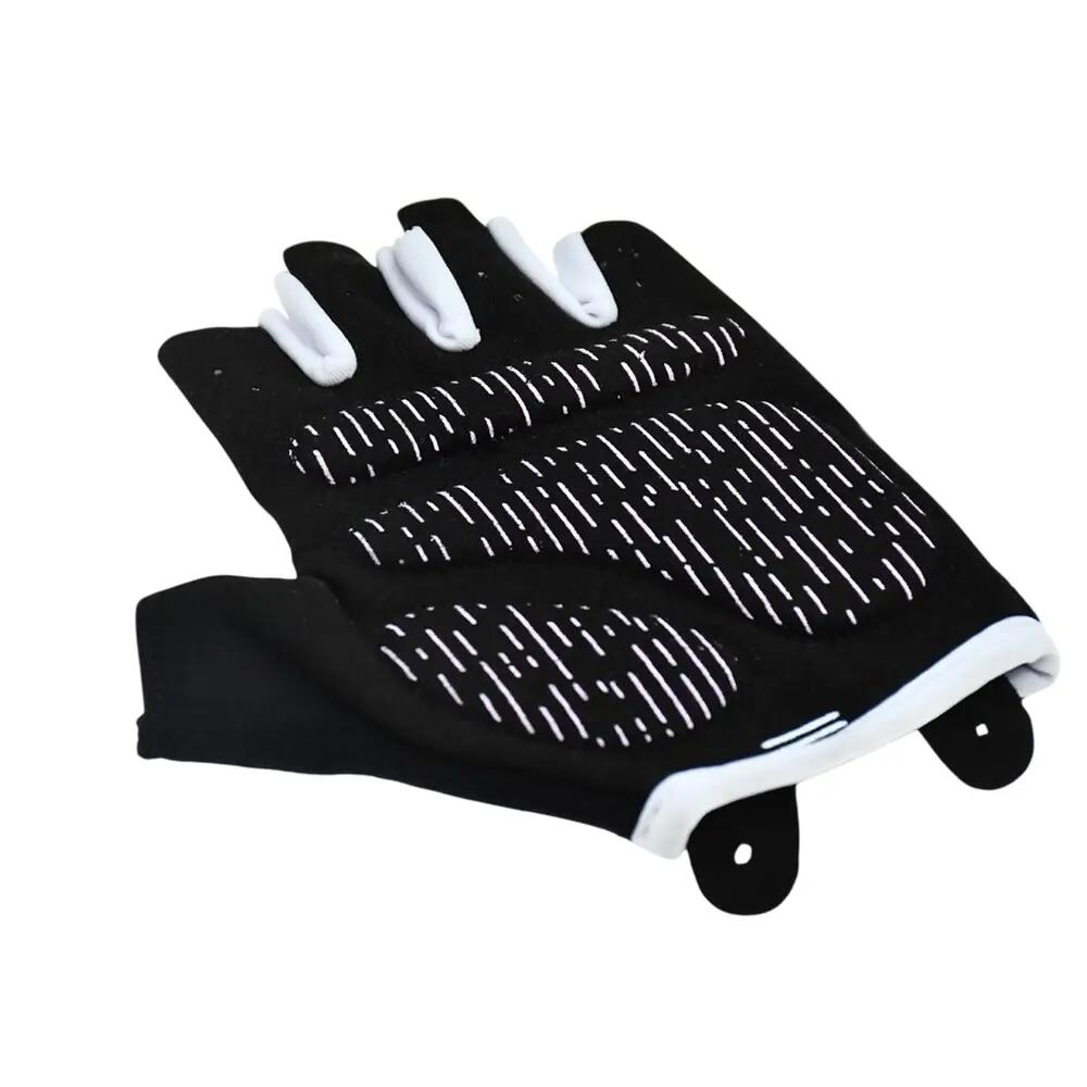Gants De Cyclisme Enfant (Rose / Noir / Blanc) 3/4