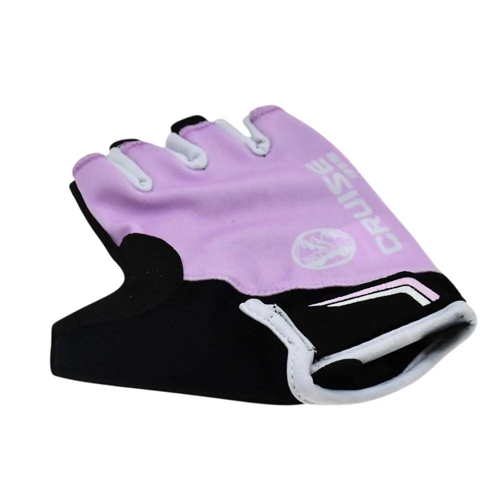 Gants De Cyclisme Enfant (Rose / Noir / Blanc) 2/4