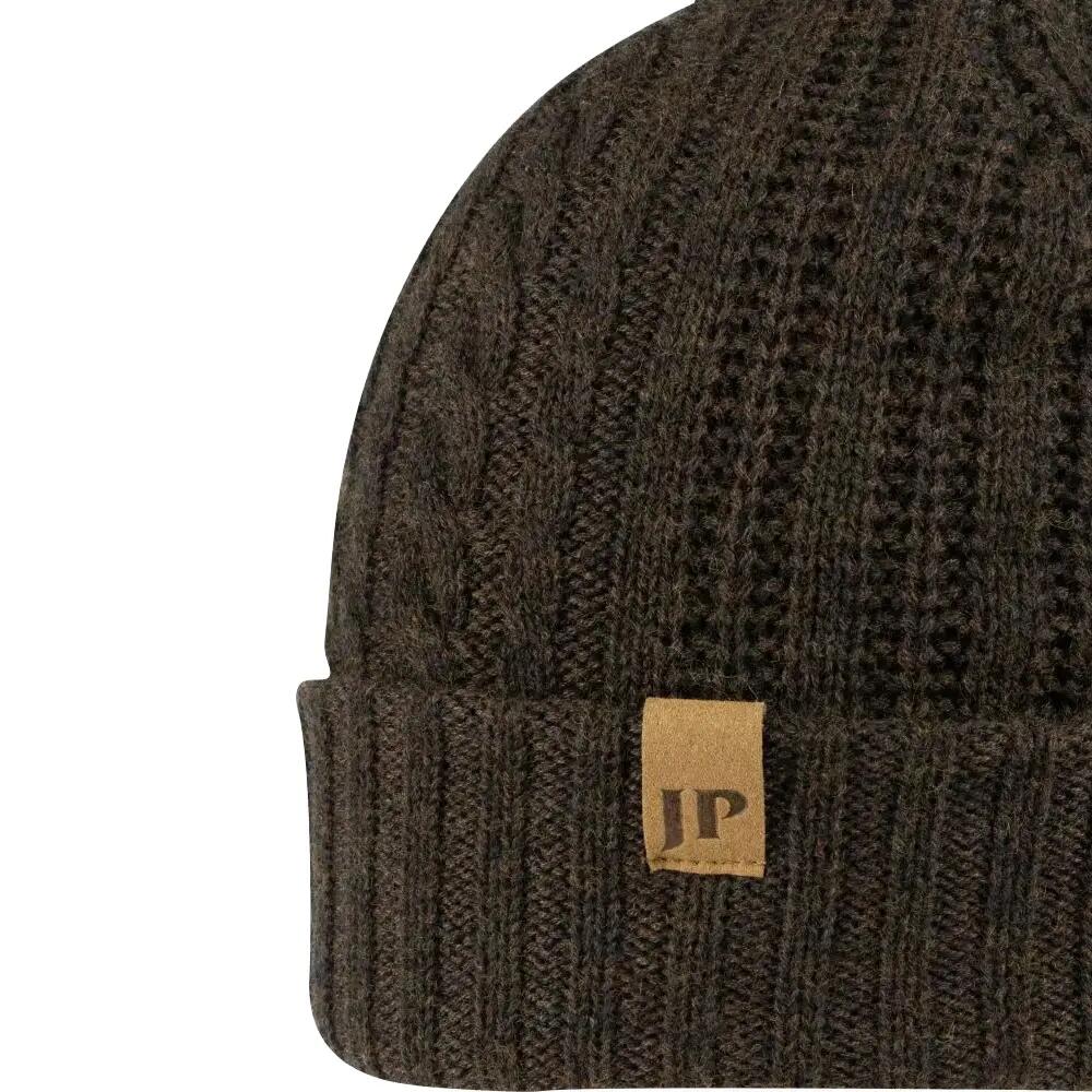 Merino Wool Beanie (Brown) 3/3