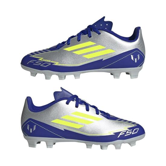 Chaussures de football adidas F50 Messi Club argent FG/MG