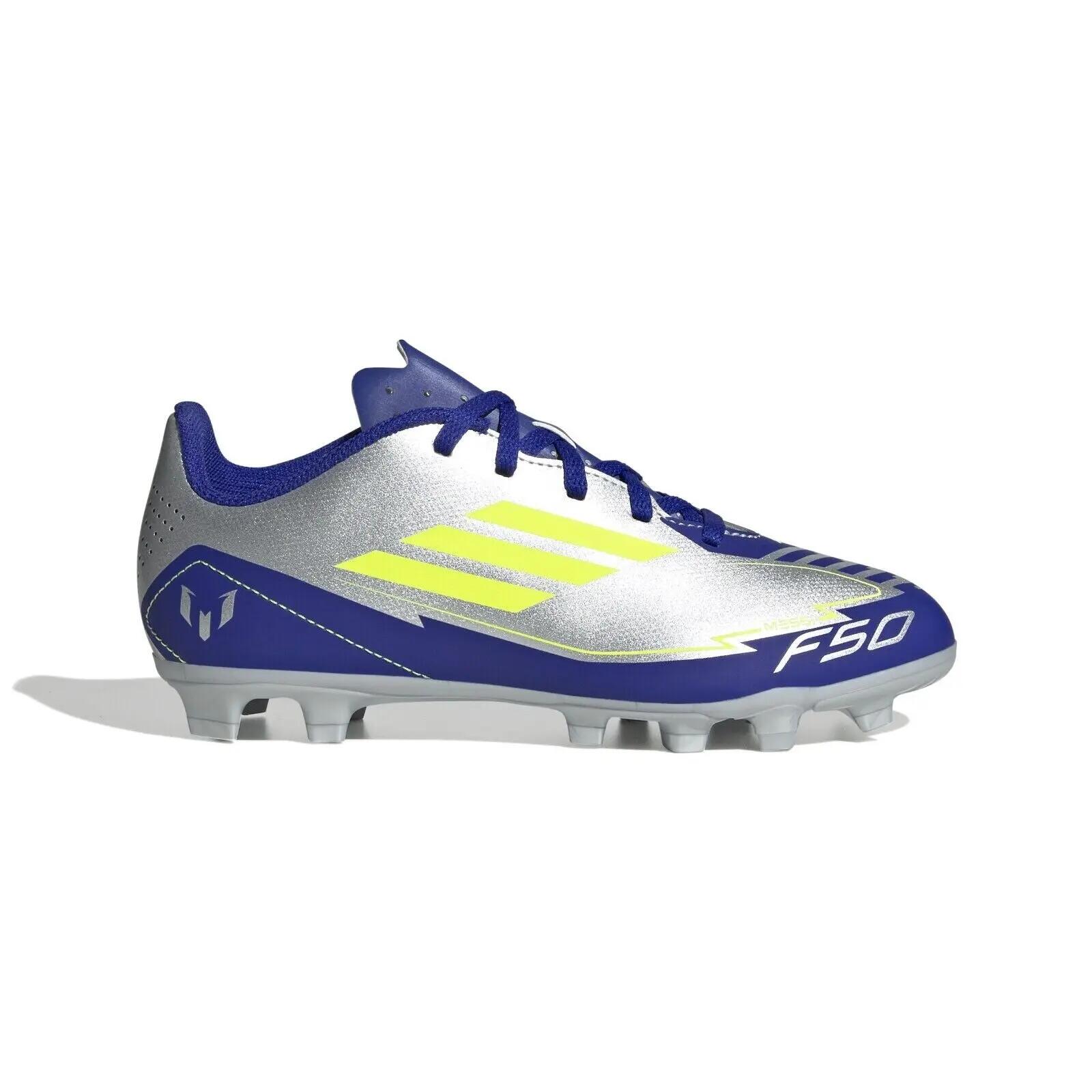 Chaussures de football adidas F50 Messi Club argent FG/MG 2/7
