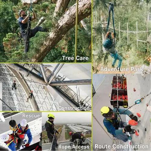 Performance Static 10mm Climbing Rope - 200m Snow -  5